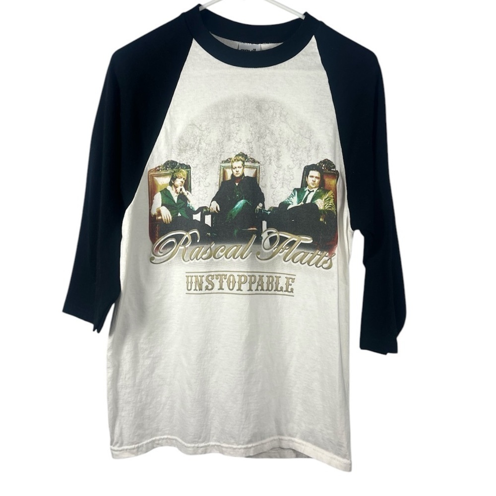 Anvil Rascal Flatts Unstoppable World Tour 2009 Tee T Shirt Men Small